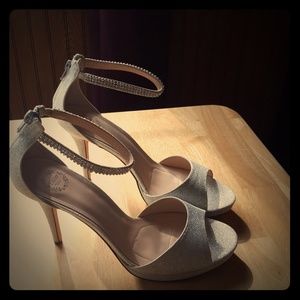 I. Miller silver heels
